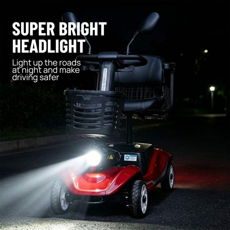 Load image into Gallery viewer, PORIYA Electric Mobility Scooter Electric Motorised Power Portable Folding 35KM Range
