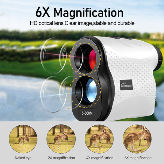 PORIYA Golf Laser Range Finder Hunting Rangefinder Flagpole Distance Height Speed AU