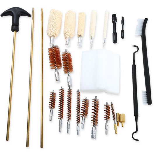 PORIYA Gun Cleaning Tools Set Pistol Rifle Shotgun Firearm Cleaner Kit Universal 126pcs
