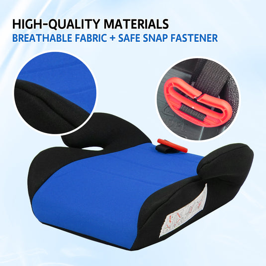 PORIYA 4-12 Years Car Booster Seat Safety Chair Toddler Children Child Kids Sturdy Seat