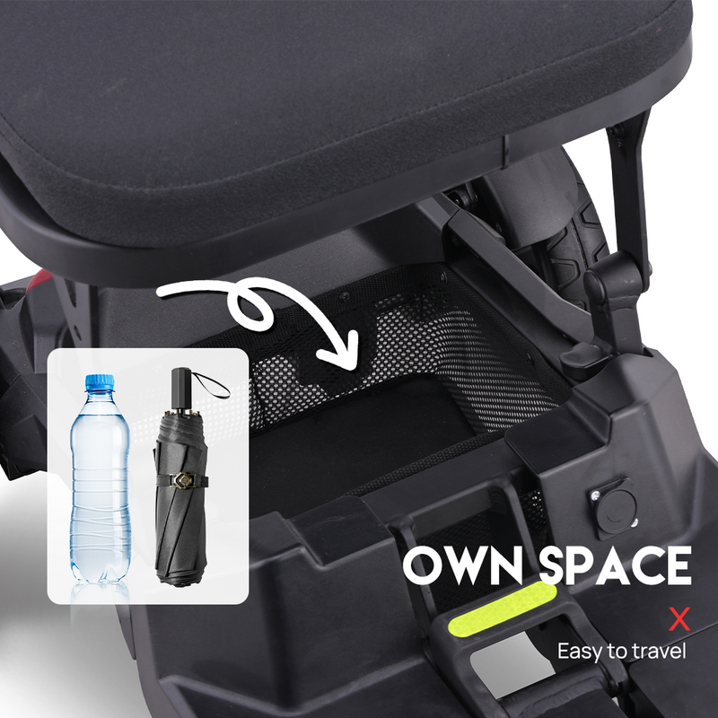 Load image into Gallery viewer, 16KG Electric Mobility Scooter Lithium Motorised Foldable w/ Storage Basket
