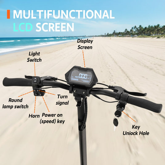 PORIYA Electric Scooter 4000W 70KM/H Dual-Drive Foldable Portable Adult Off Road E-Bike