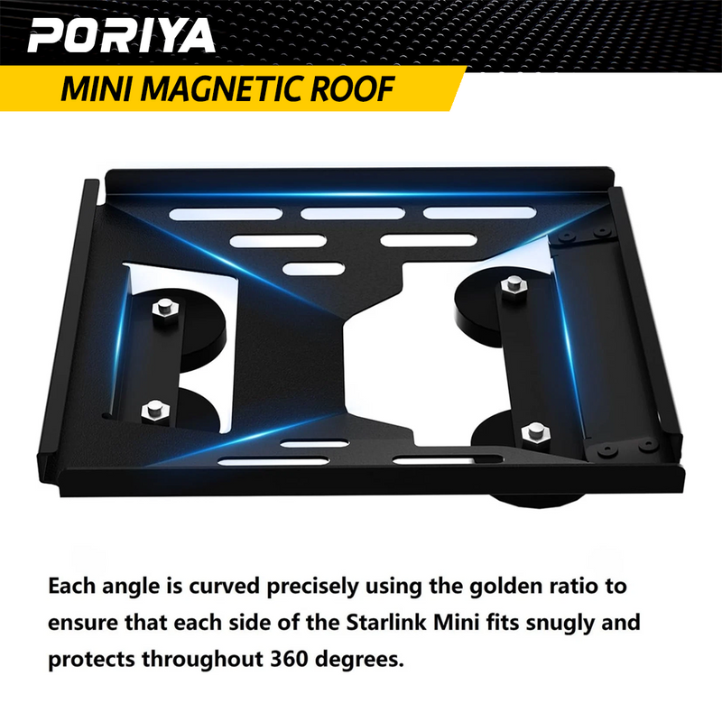 Load image into Gallery viewer, PORIYA Starlink Mini Magnetic Roof Mount Car Mount for Starlink Mini Full Protection
