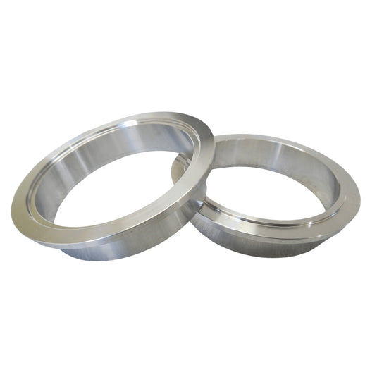 PORIYA 2.5" 64mm V-Band Vband Clamp Stainless Steel Flange Exhaust PipeTailpipe