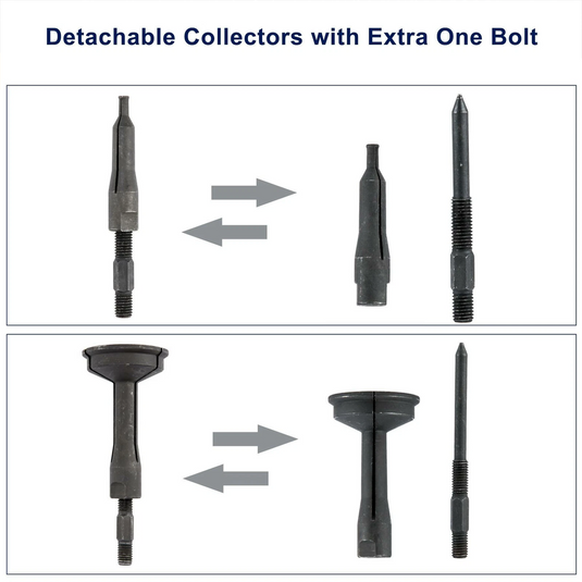 PORIYA 16PCS Blind Hole Pilot Internal Extractor Remover Bearing Puller Set with Case