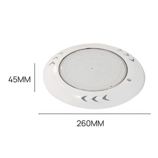 PORIYA 55W Resin Filled Underwater Swimming Pool Light LED RGB with Remote Controller