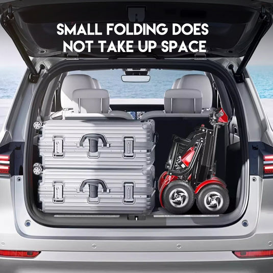 PORIYA Electric Mobility Scooter Electric Motorised Power Portable Folding 40KM Range