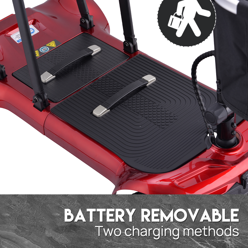 Load image into Gallery viewer, 19KG Electric Mobility Scooter Airplane OK Lithium Motorised Foldable w/ Bag
