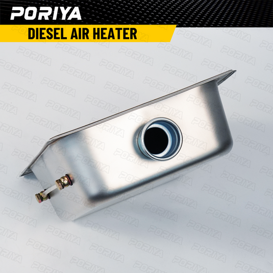 PORIYA 7L Air Diesel Heater Fuel Tank Oil With Lock Stainless Steel For Car Truck