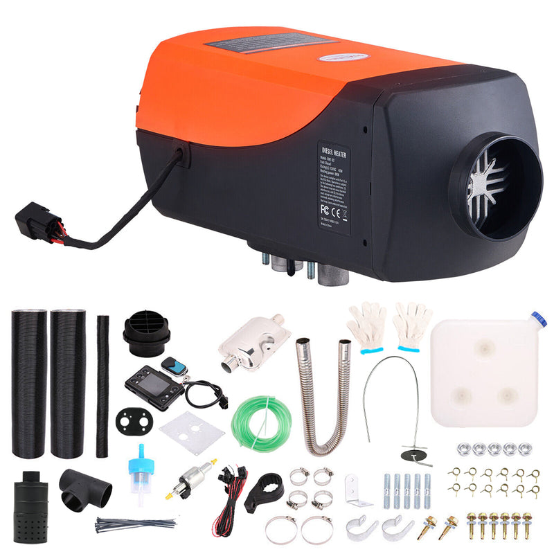 Load image into Gallery viewer, PORIYA Diesel Air Heater 12V 8KW Bluetooth App LCD Display for Bus RV Indoors
