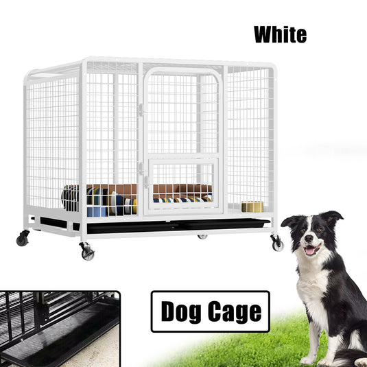 PORIYA Dog Cage Crate Large Kennel Pet Cage Cat Puppy Metal Cage 36