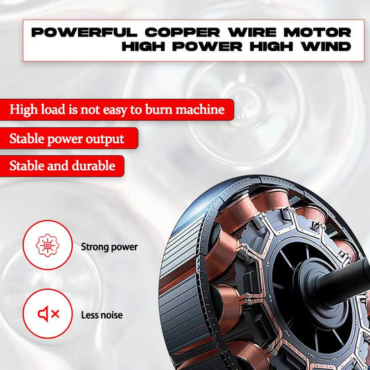 2800W 21V Cordless Leaf Blower Handheld 6-speed Garden Cleaner Tool with Battery