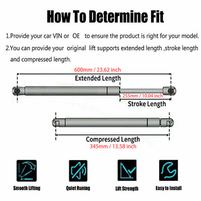 Load image into Gallery viewer, PORIYA 2x Tailgate Boot Trunk Gas Struts for Ford Focus hatch LW 2011-2013-2015-17-2018

