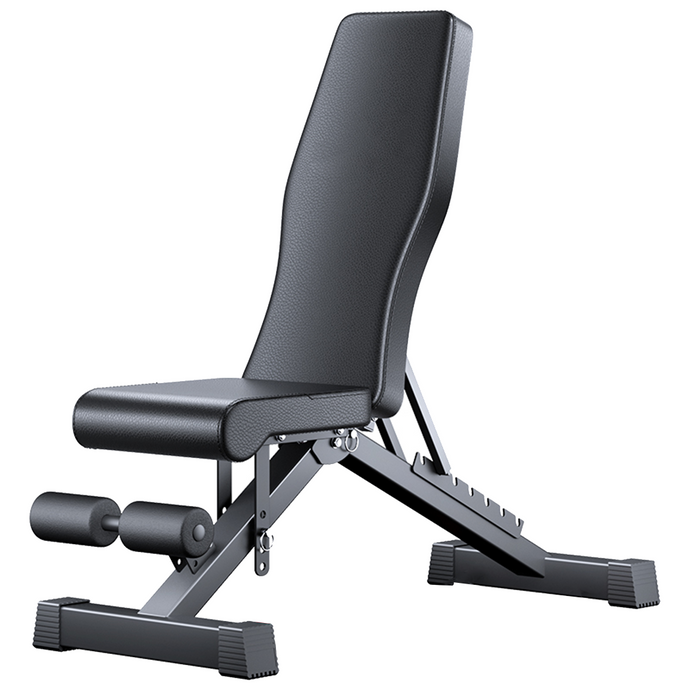 Adjustable Weight Abdominal Bench Sit-Up Back Support Fitness Flat Gym Exercise