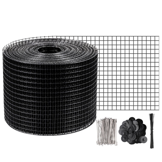 PORIYA 30m Solar Panel Bird Proofing KIT Stainless Steel Mesh & 100Pcs Fasteners