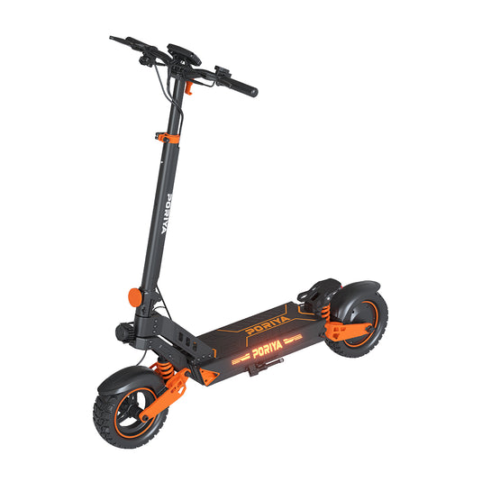PORIYA Electric Scooter 2000W 70KM/H 60KM Foldable Portable Adult Off Road E-Bike