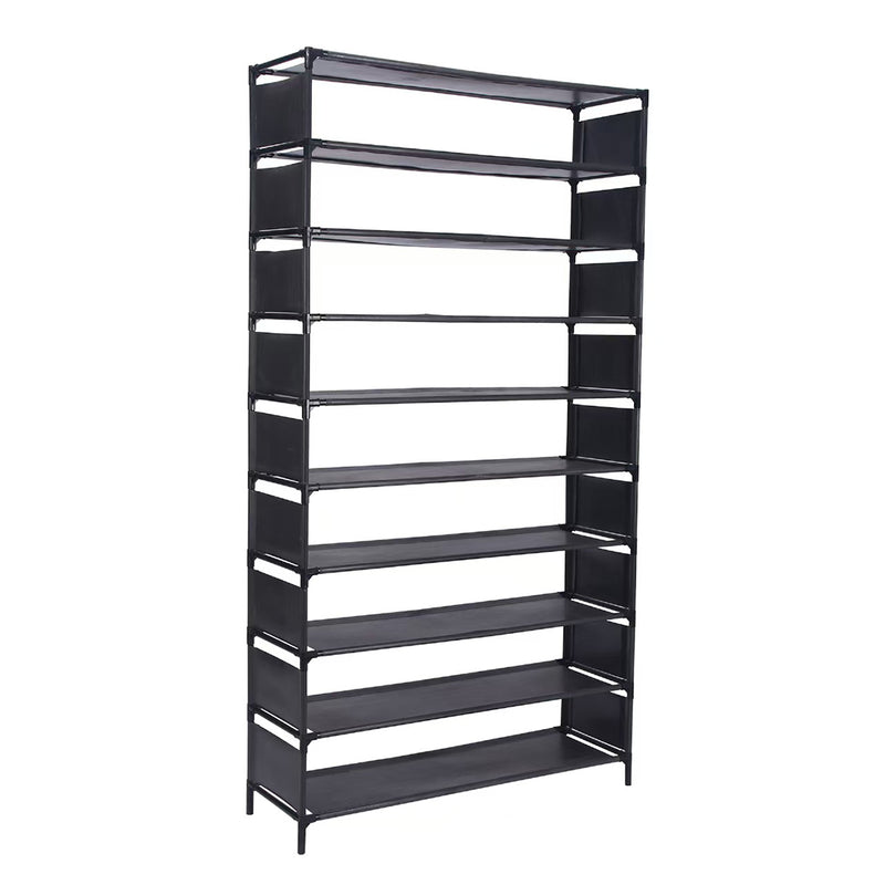 Load image into Gallery viewer, PORIYA 20/50 Pairs 10-Tier Shoe Rack Storage Shelf Metal Frame Stackable Shoe Organizer
