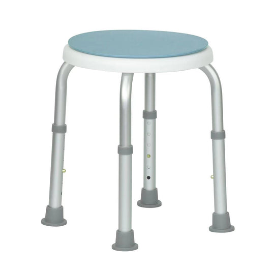 Adjustable Bath Shower Stool Height Adjustable Chair Seat Rotating Swivel Round