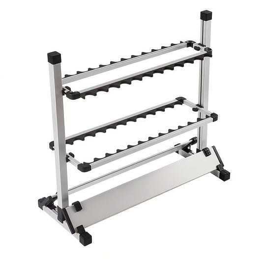 PORIYA 24 Fishing Rod Holder Storage Rack Fishing Pole Stand Garage Organizer Holds