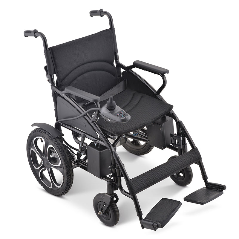Load image into Gallery viewer, Electric Wheelchair Folding Long Range Lithium Power Motorised Foldable w/ Bag
