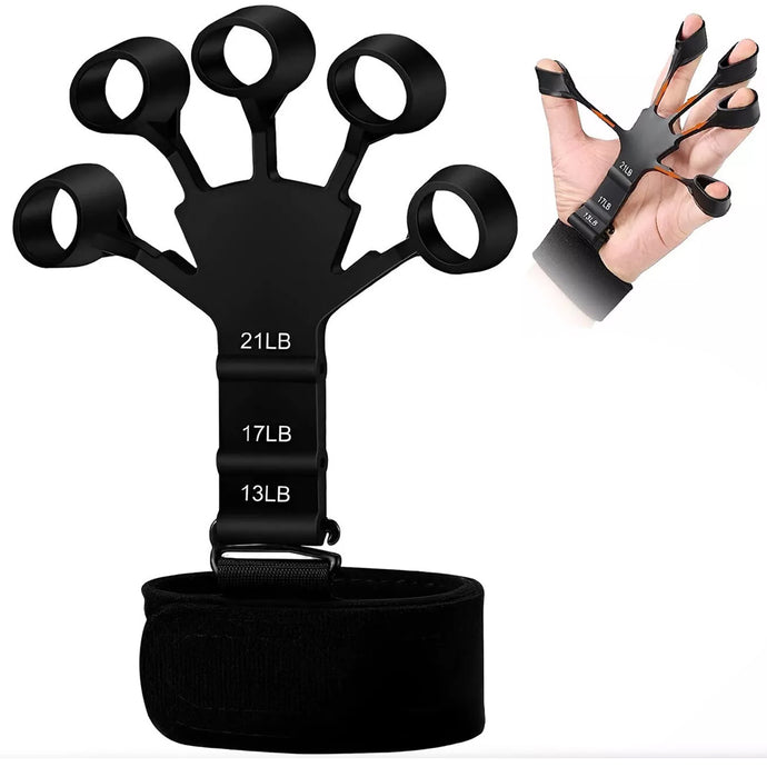 Adjustable Finger Exerciser Resistance Levels for Grip Strength Hand Therapy