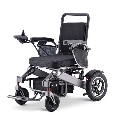 Electric Wheelchair Folding Long Range Lithium Power Motorised Foldable