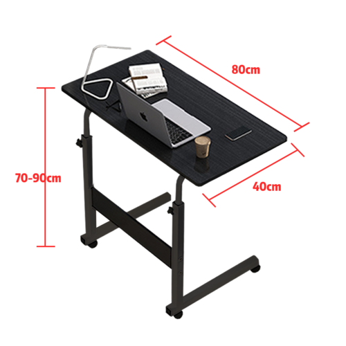 Mobile Laptop Desk Computer Table Stand Adjustable Bed Bedside Portable Study AU