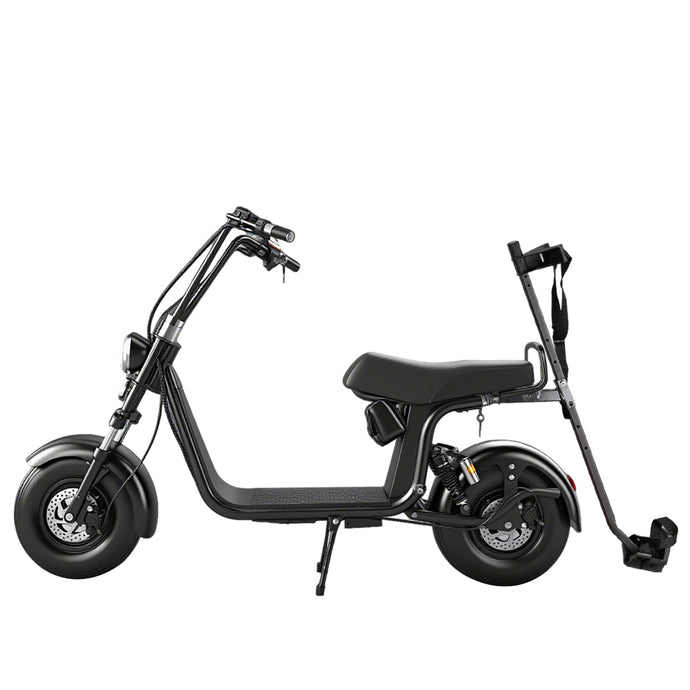 Electric Scooter 2000W 60KM/H Off Road E-Scooter W/ Golf Rack Golf Cart Scooter