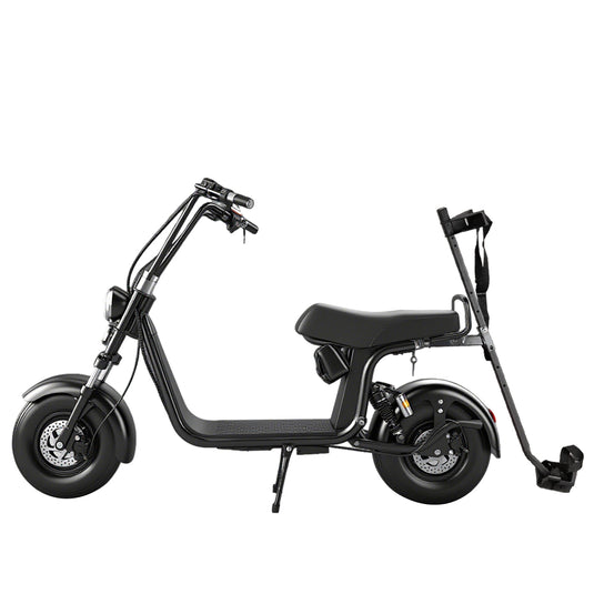 Electric Scooter 2000W 60KM/H Off Road E-Scooter W/ Golf Rack Golf Cart Scooter