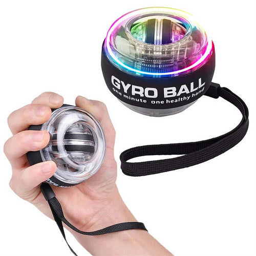 Wrist Ball Trainer Gyroscope Ball Muscle Power Relax Ball Gyro Arm Exerciser LED