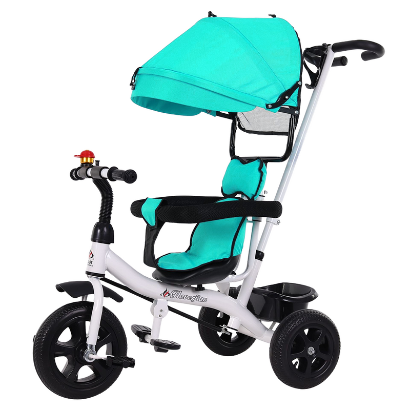 Load image into Gallery viewer, PORIYA 4 In 1 Tricycle Bike Trike Baby Prams Kids Stroller Toddler Ride-On Toy Gift
