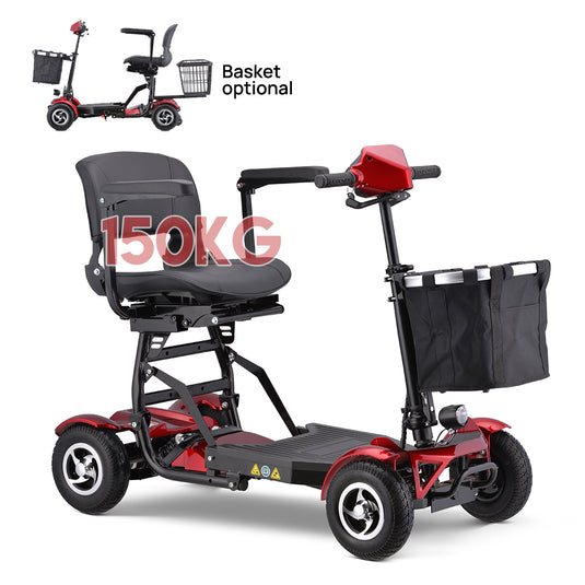 PORIYA Electric Mobility Scooter Electric Motorised Power Portable Folding 40KM Range