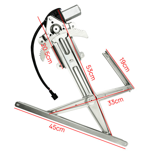 PORIYA Front Right Window Regulator w/ Motor for Holden Colorado RC Rodeo RA Isuzu DMax