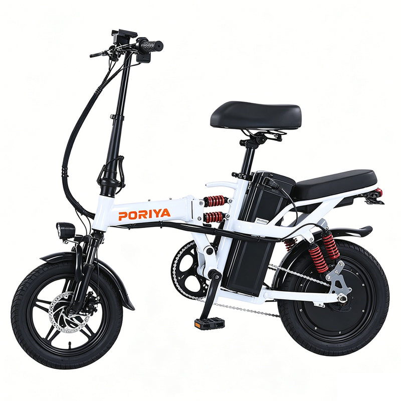 Load image into Gallery viewer, PORIYA Foldable Electric Bicycle 1000W 50KM/H Portable Commuter Travel Bicycle E Bike 48V
