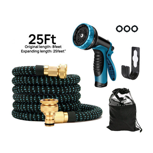 Load image into Gallery viewer, 25-100FT Flexible Expandable Garden Water Hose Pipe Car Wash W/ Spray Nozzle Gun

