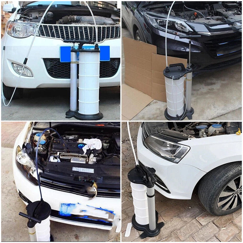 Load image into Gallery viewer, PORIYA 9L Waste Oil Fluid Suction Manual Extractor Pump Vacuum Fuel Car Boat Transfe
