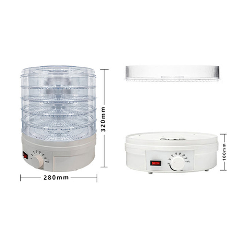 Load image into Gallery viewer, PORIYA 5/10 Trays Food Dehydrator Stainless Steel Fruit Dehydrators Jerky Dryer
