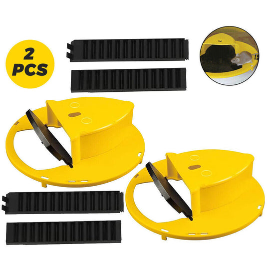 PORIYA Mouse Trap Flip N Slide Bucket Lid Mouse Rat Trap With Ladder Mouse trap Catche