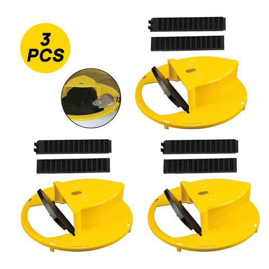 PORIYA Mouse Trap Flip N Slide Bucket Lid Mouse Rat Trap With Ladder Mouse trap Catche